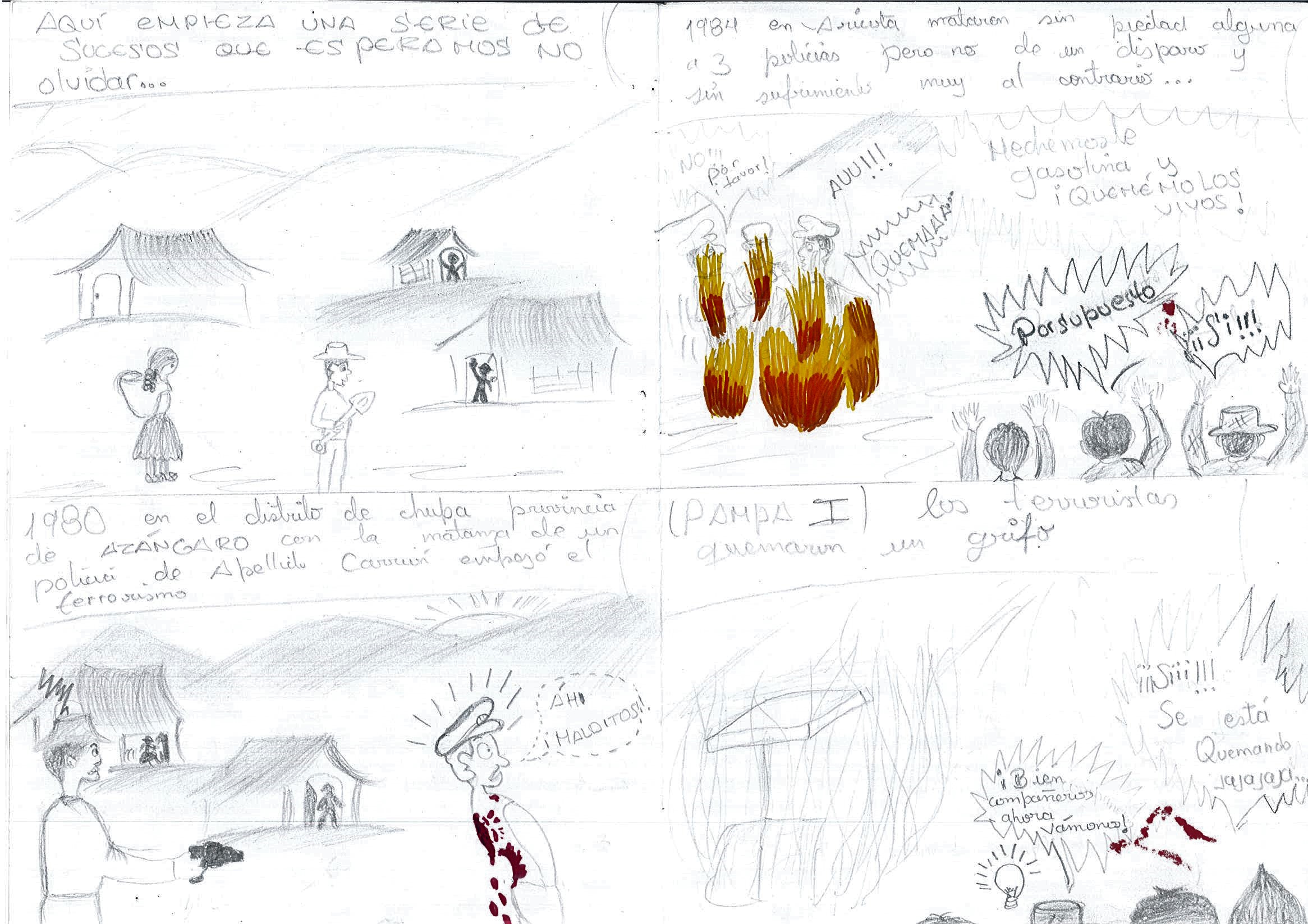 La opresión durante el terrorismo en Azángaro