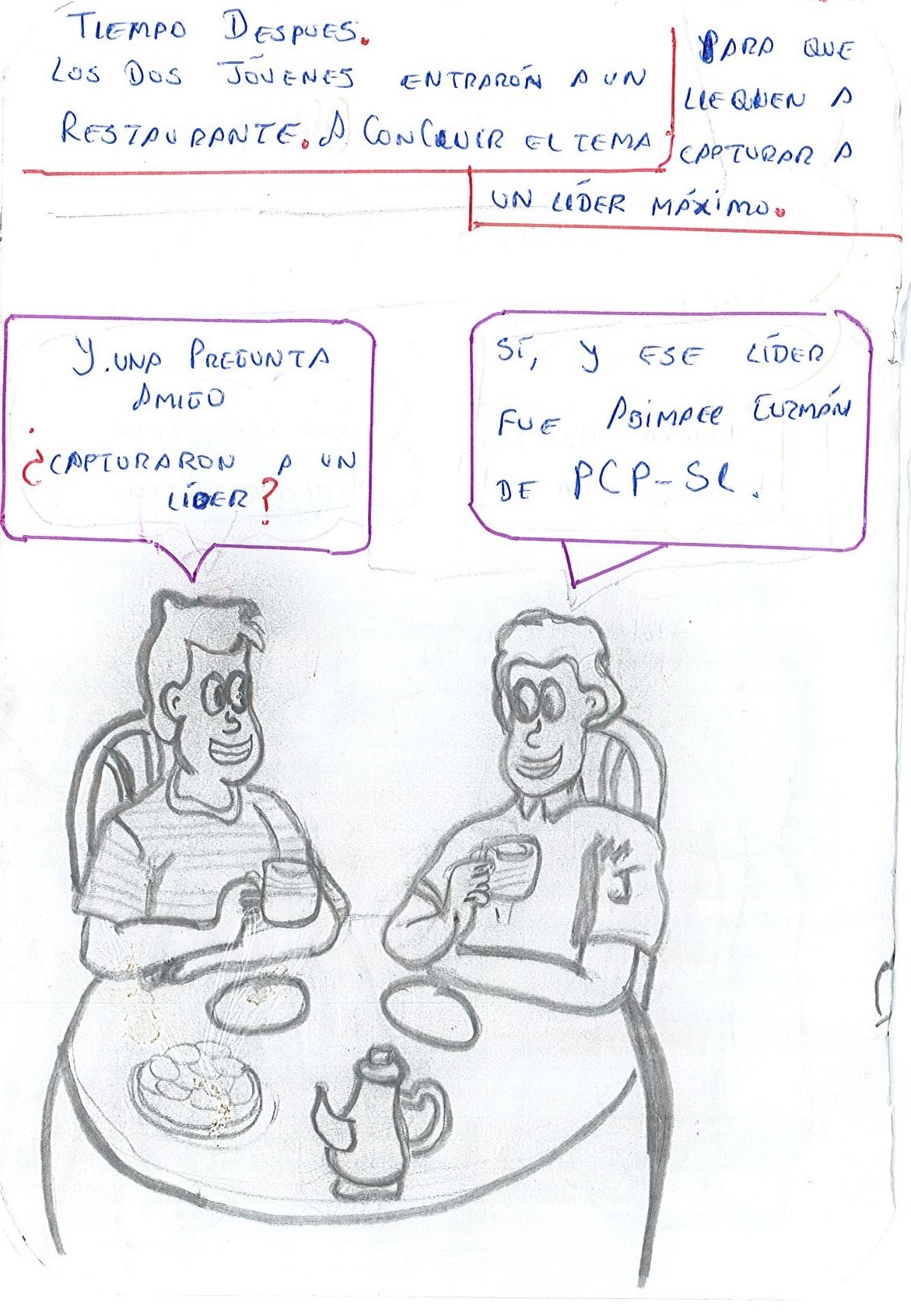 El oprimido campesino por el abuso de los terroristas