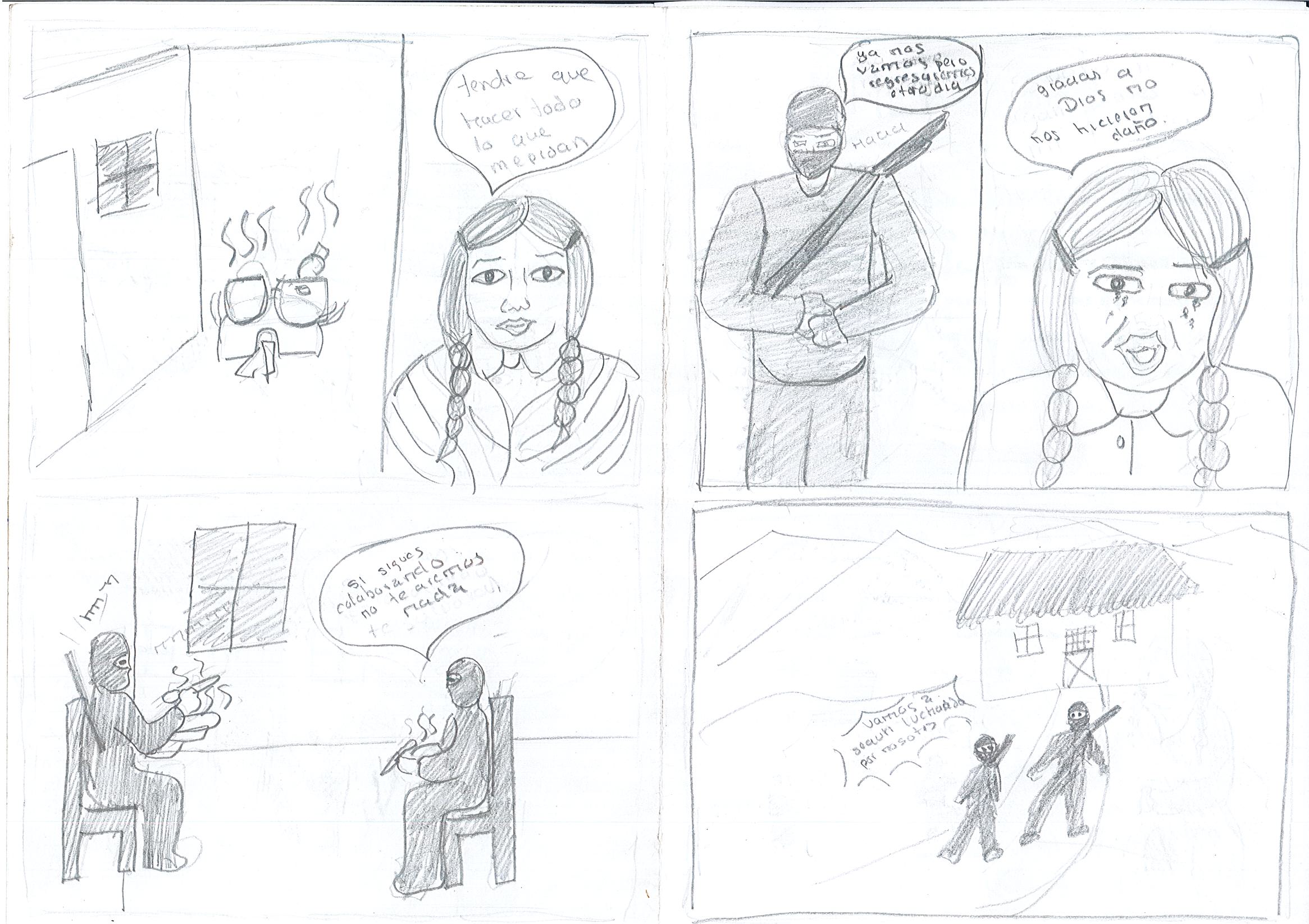 Terroristas amenazan a familias*