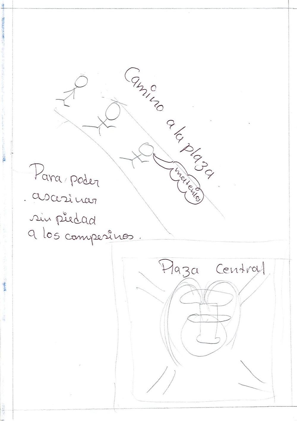 Terror en una comunidad campesina