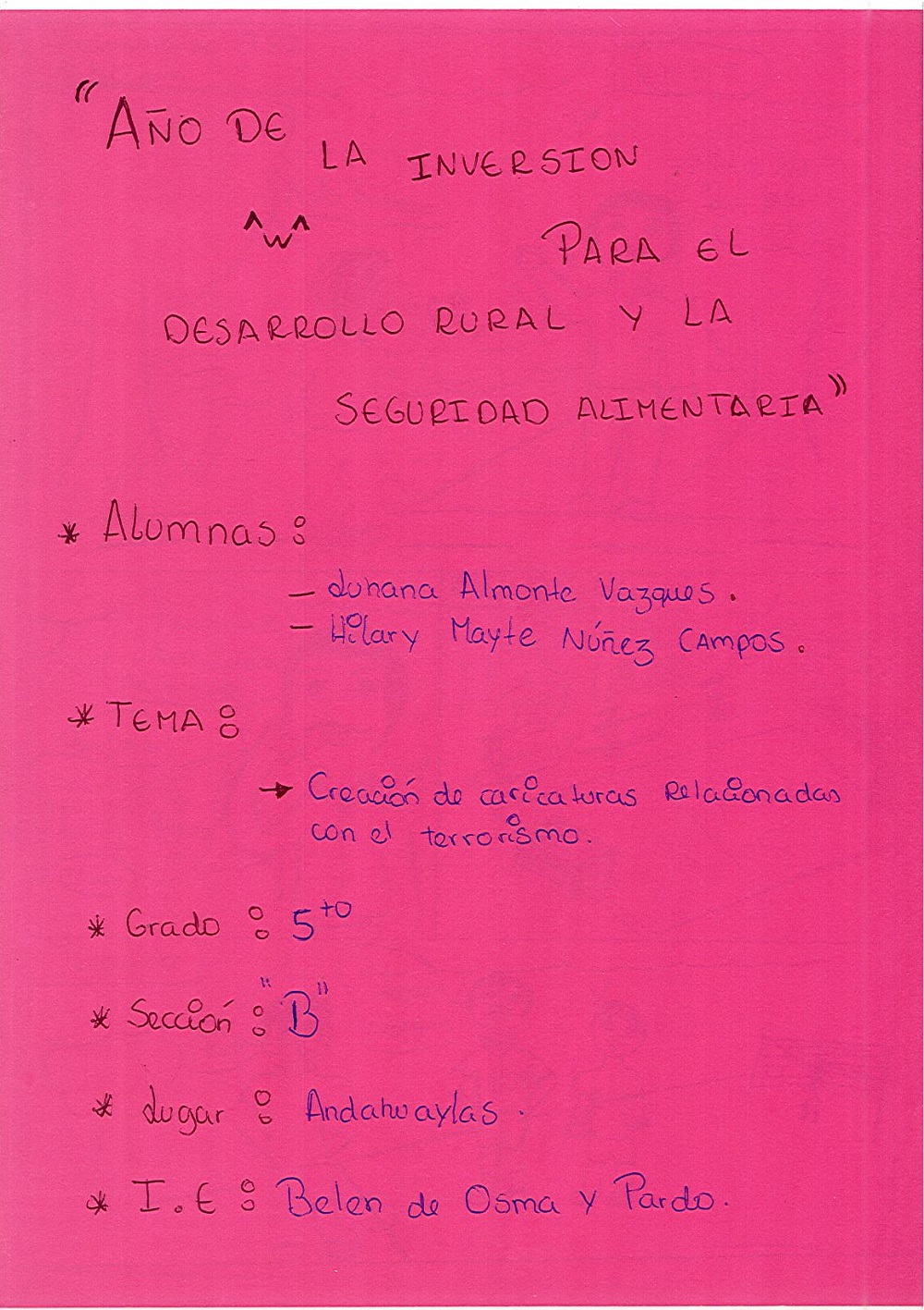 Creación de caricaturas relacionadas con el terrorismo