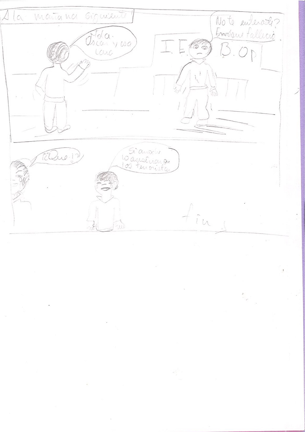 Creación de caricaturas relacionadas con el terrorismo