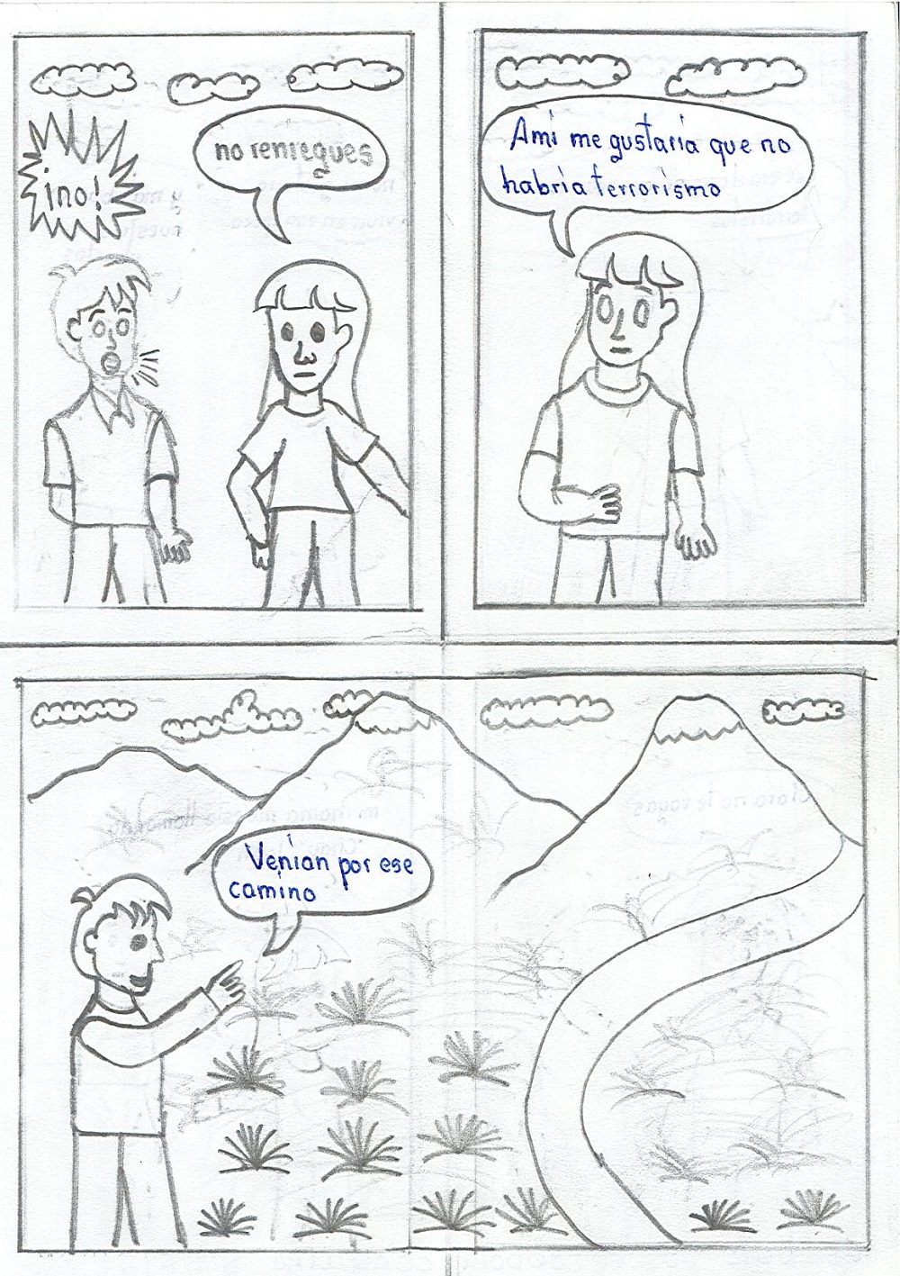 ¡No a la violencia!