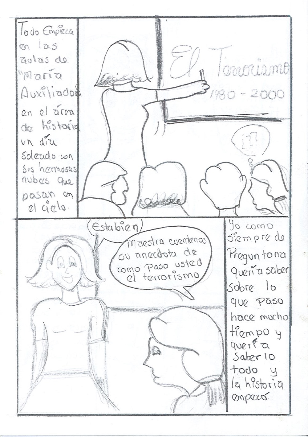¡Nunca más! Nuestra generación quiere paz