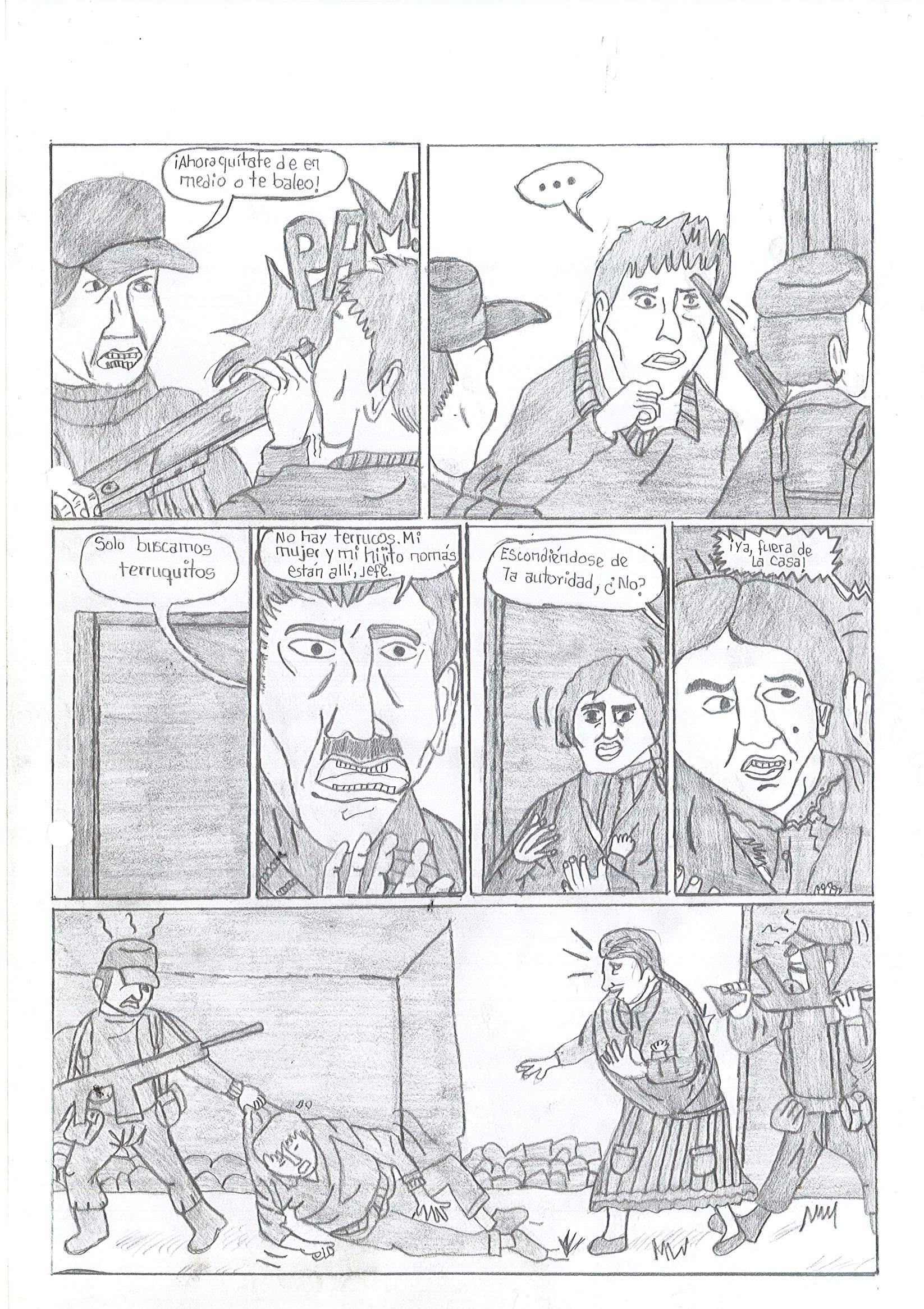 La violencia de los terroristas