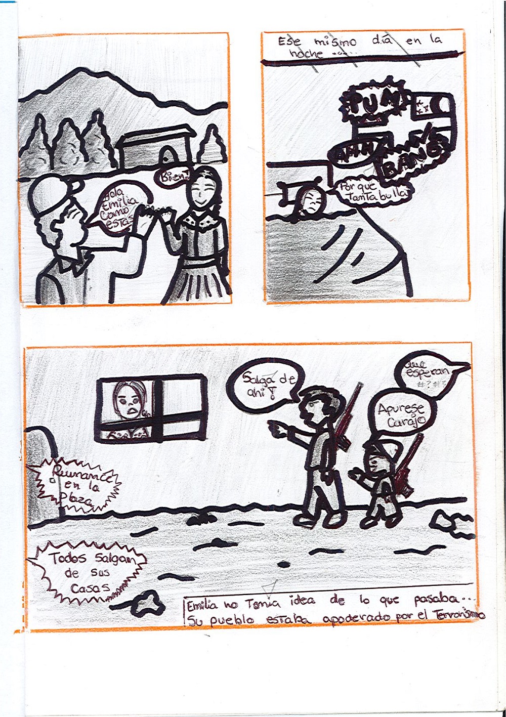 Emilia, víctima del terrorismo