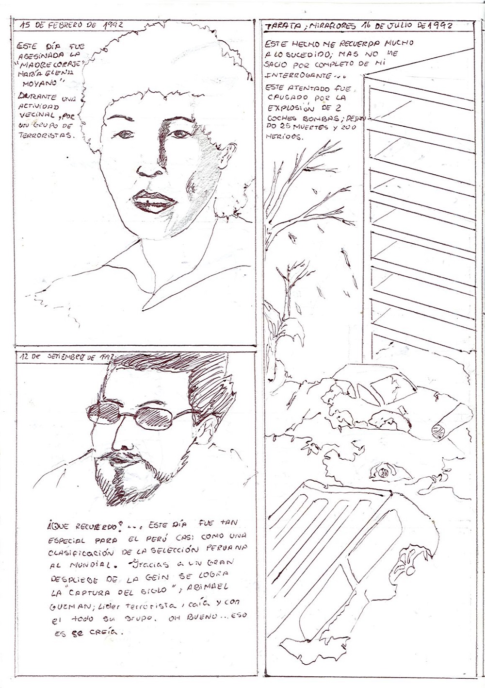 Lucio, víctima de la época de violencia