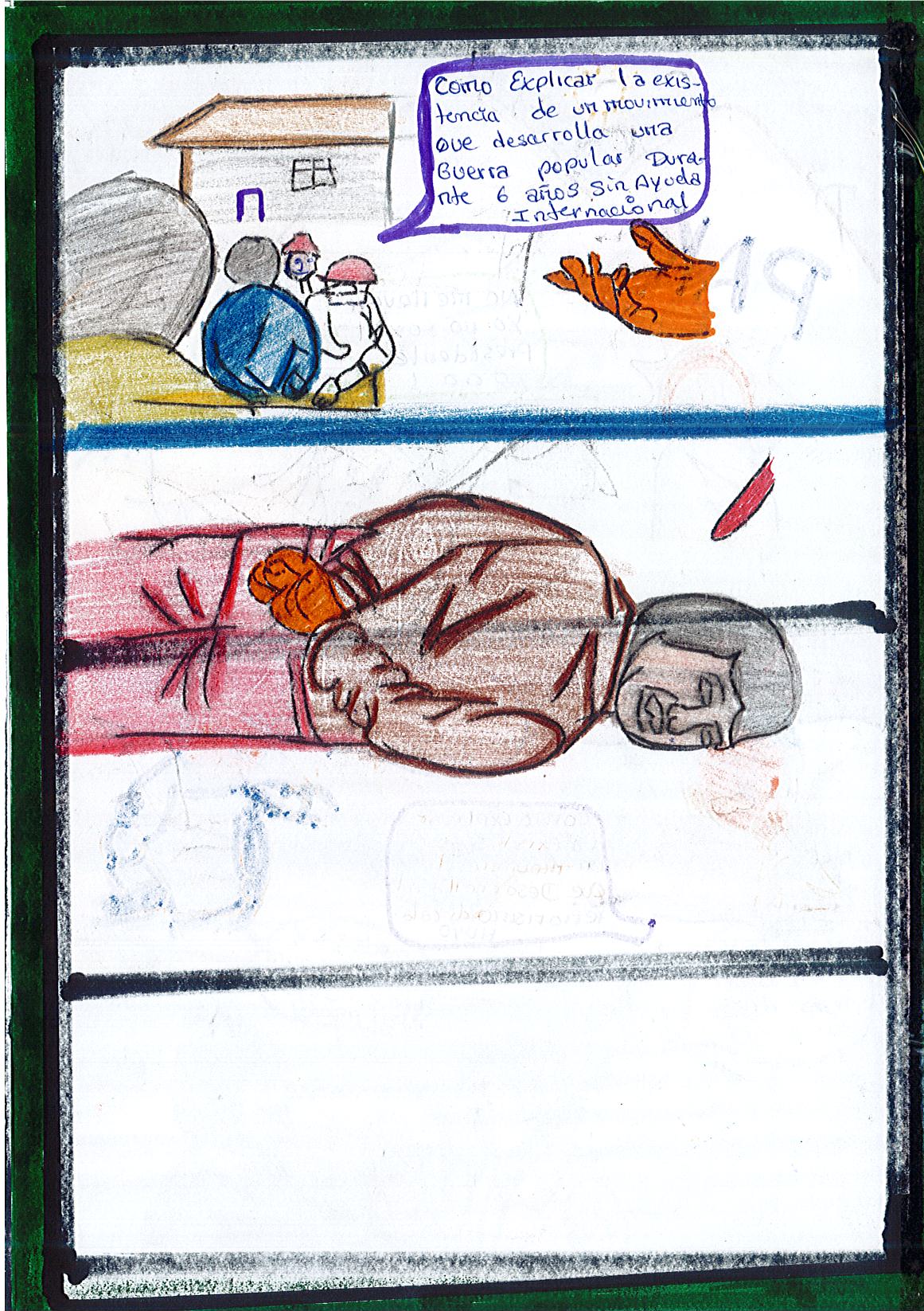 Los terroristas en la comunidad de Calahuyo