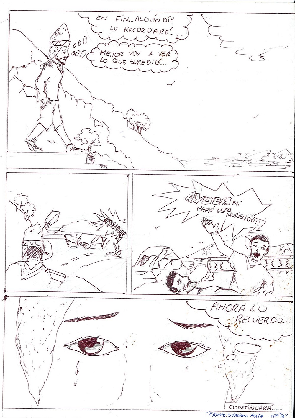 Lucio, víctima de la época de violencia