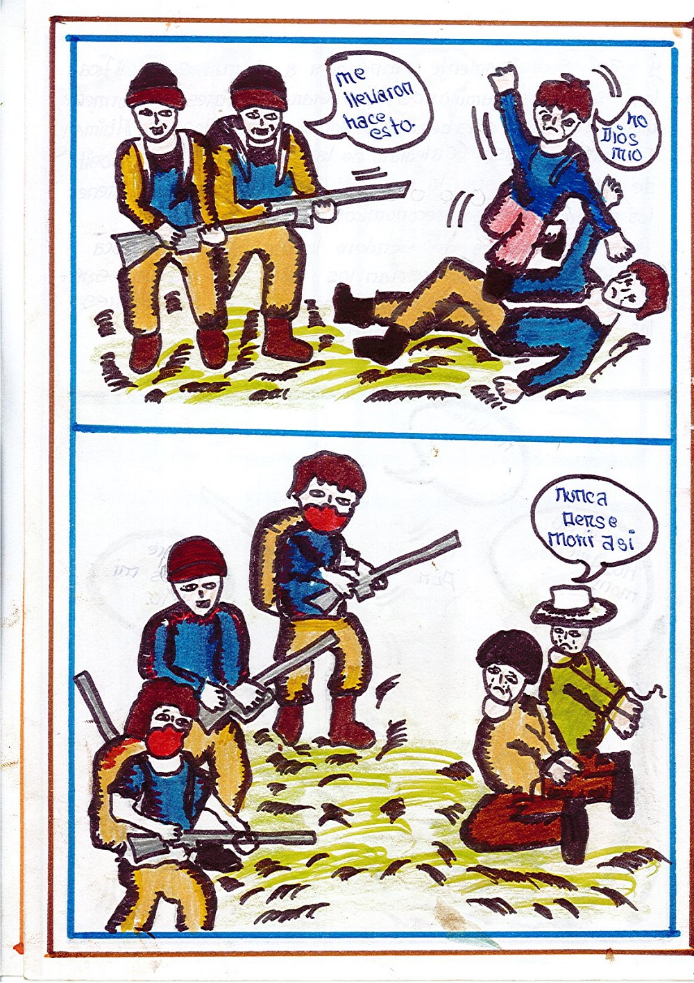 La violencia política del década 80