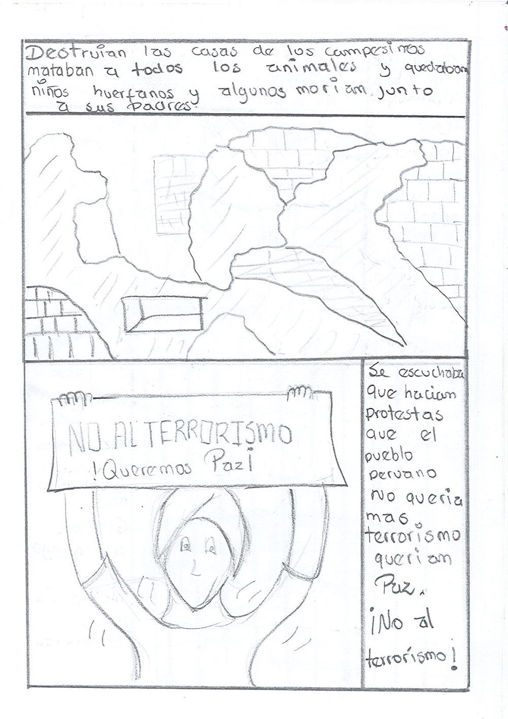 ¡Nunca más! Nuestra generación quiere paz