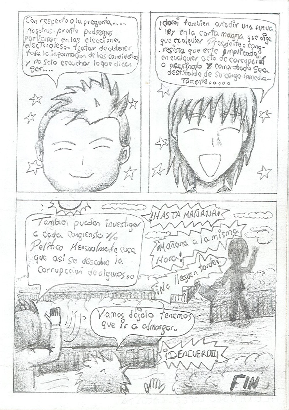 Diálogo entre Max y Miguel