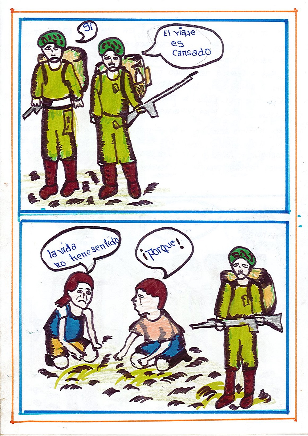 La violencia política del década 80