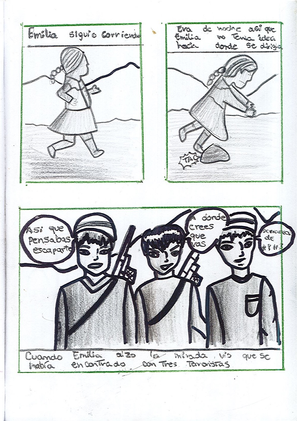 Emilia, víctima del terrorismo