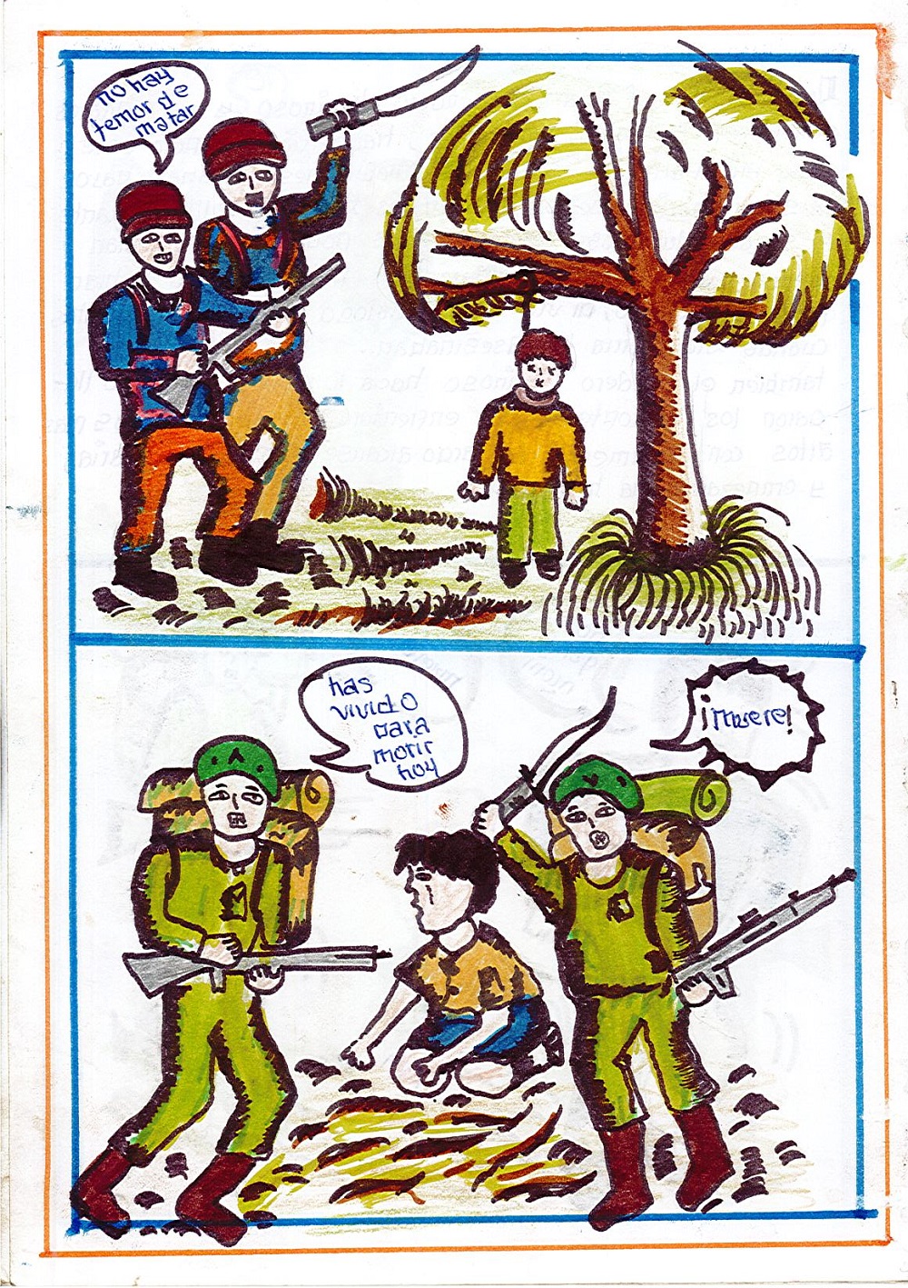 La violencia política del década 80