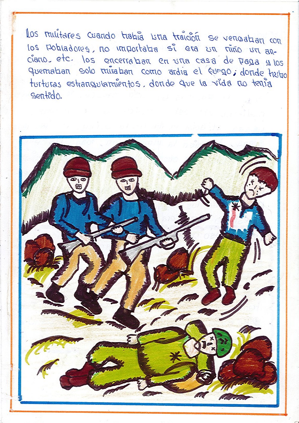 La violencia política del década 80