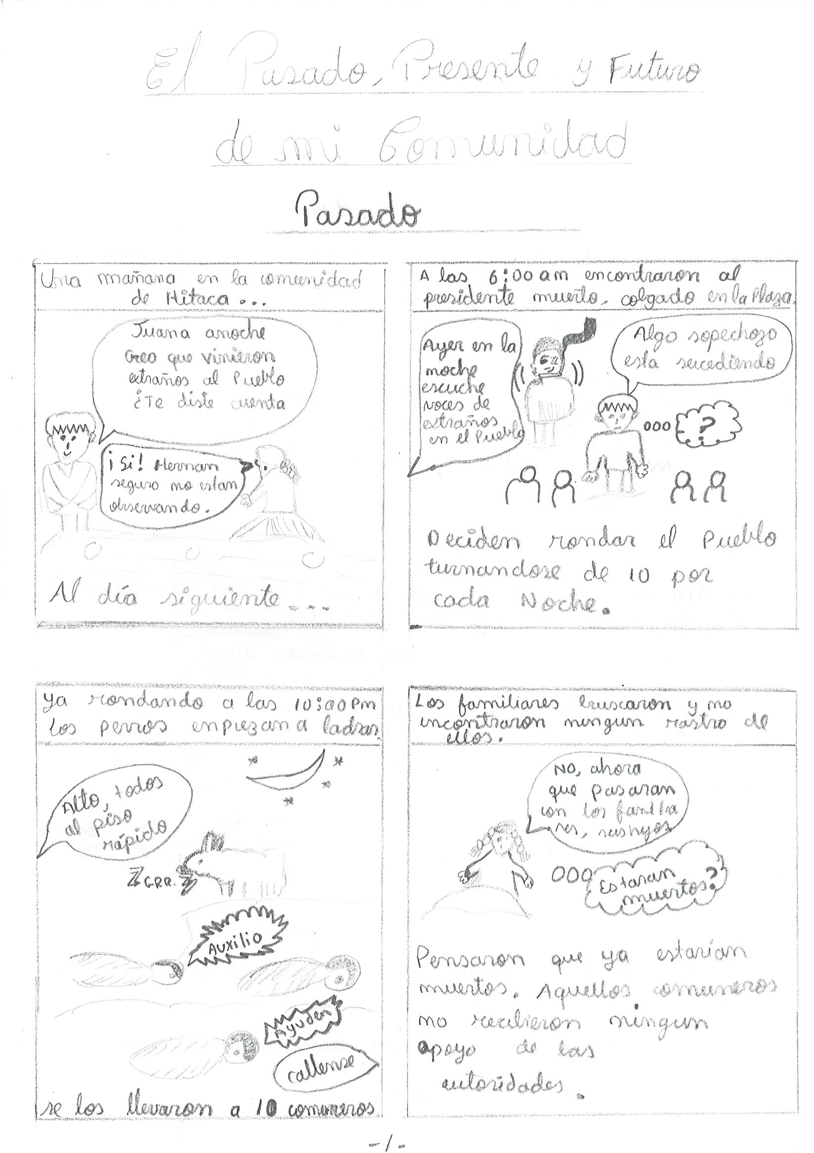 El pasado, presente y futuro de mi comunidad
