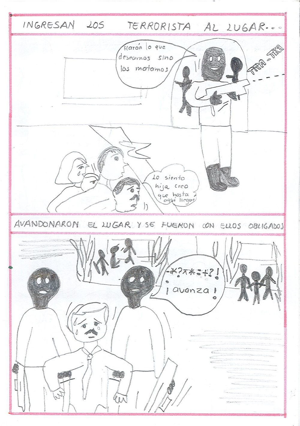Cruel pasado terroristas