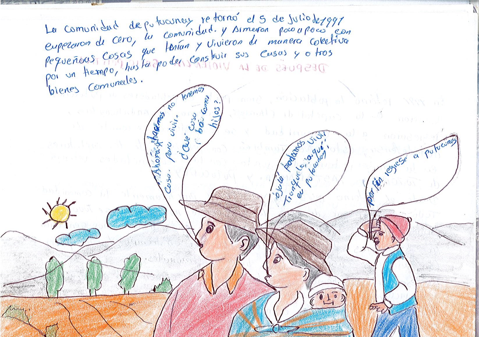 Memoria histórica de la comunidad de Putucunay
