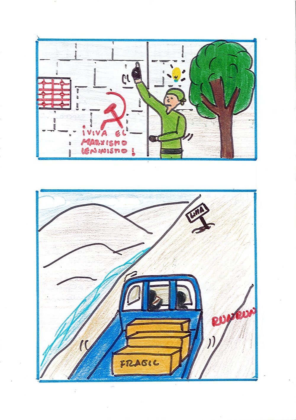 Infierno en la calle Tarata