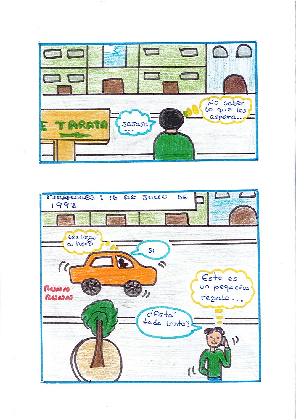 Infierno en la calle Tarata