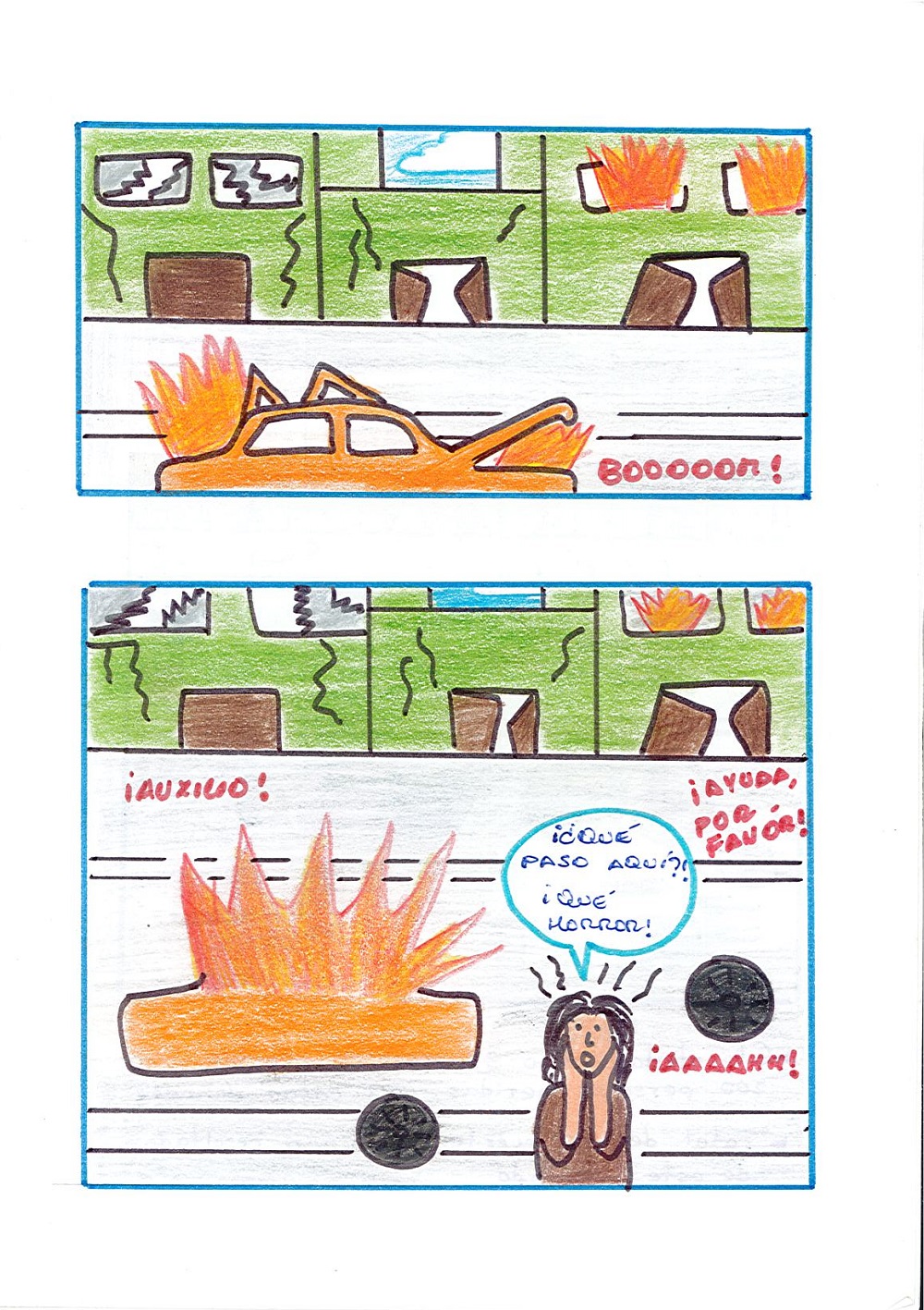 Infierno en la calle Tarata