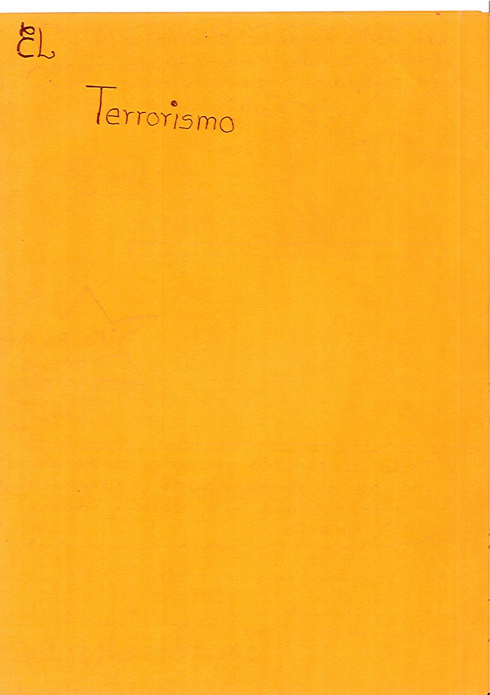 El Terrorismo
