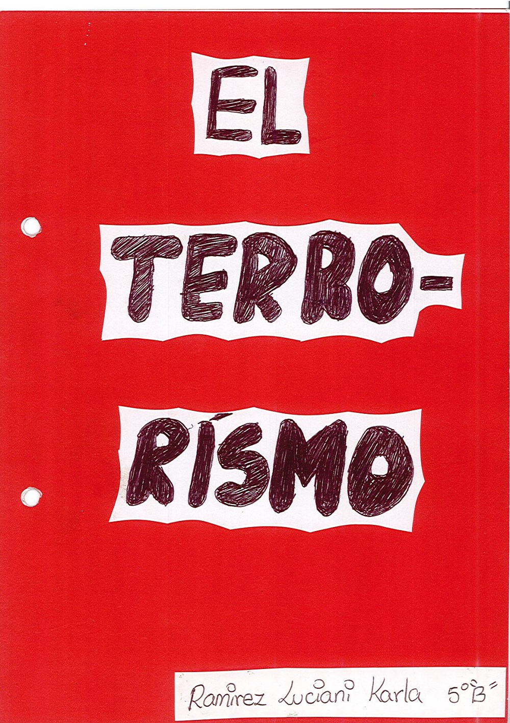 El terrorismo