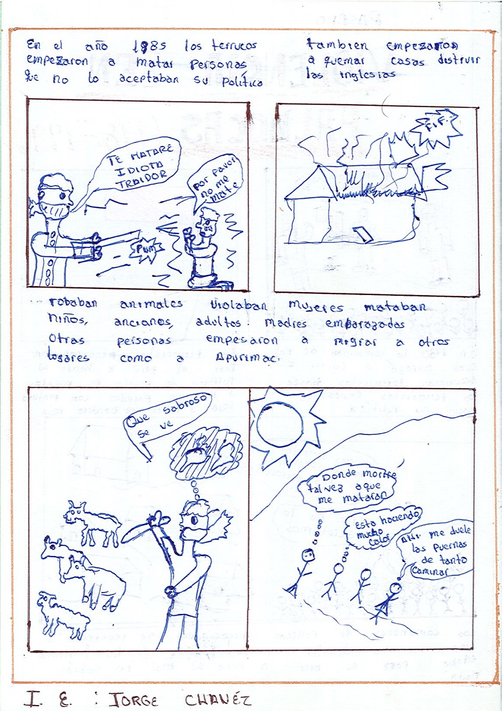 Violencia en Pallcas (1980-1990)