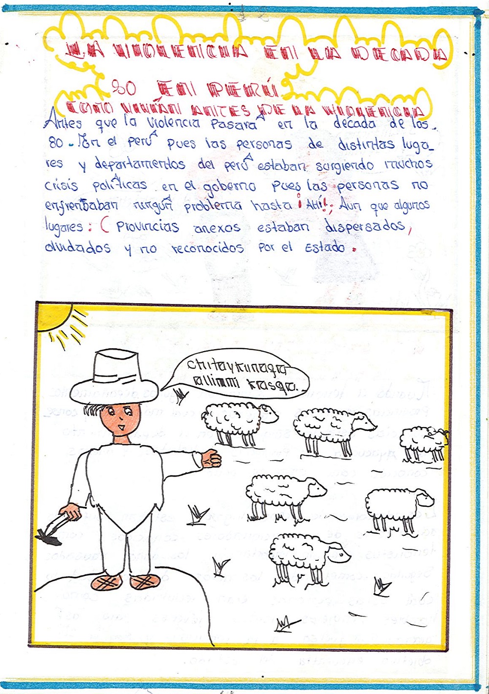 La violencia política en la década 80