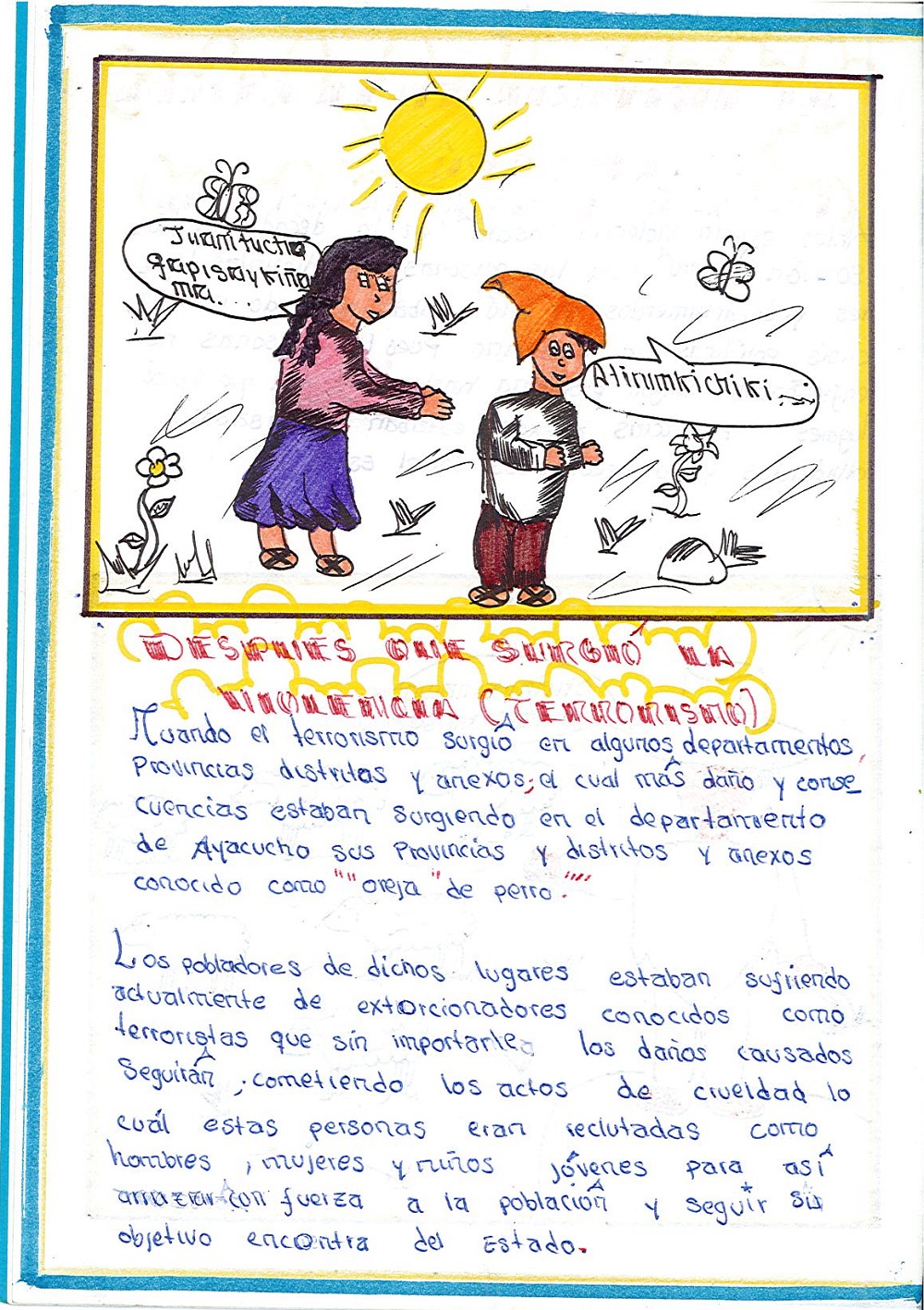 La violencia política en la década 80
