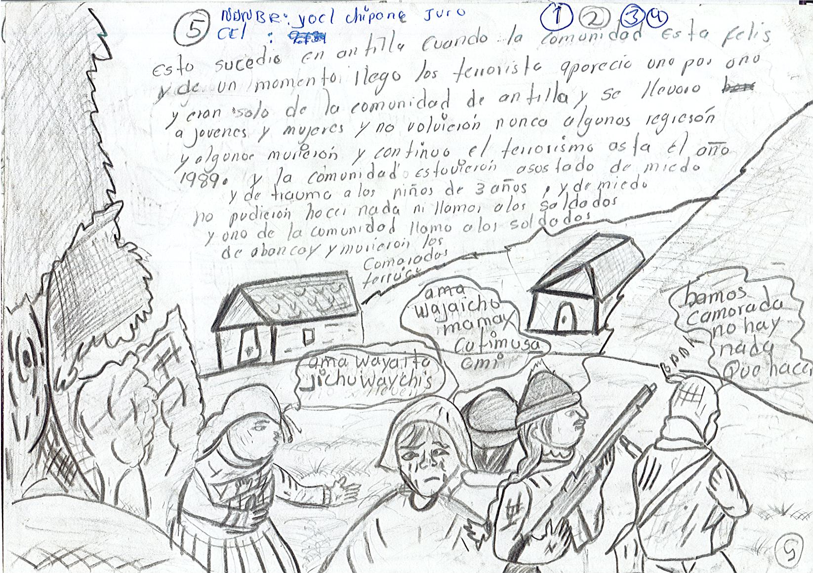 Violencia en la comunidad de Antilla