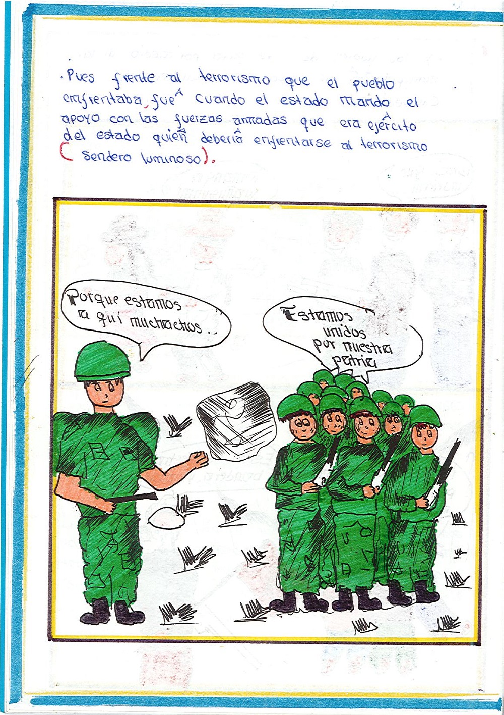 La violencia política en la década 80
