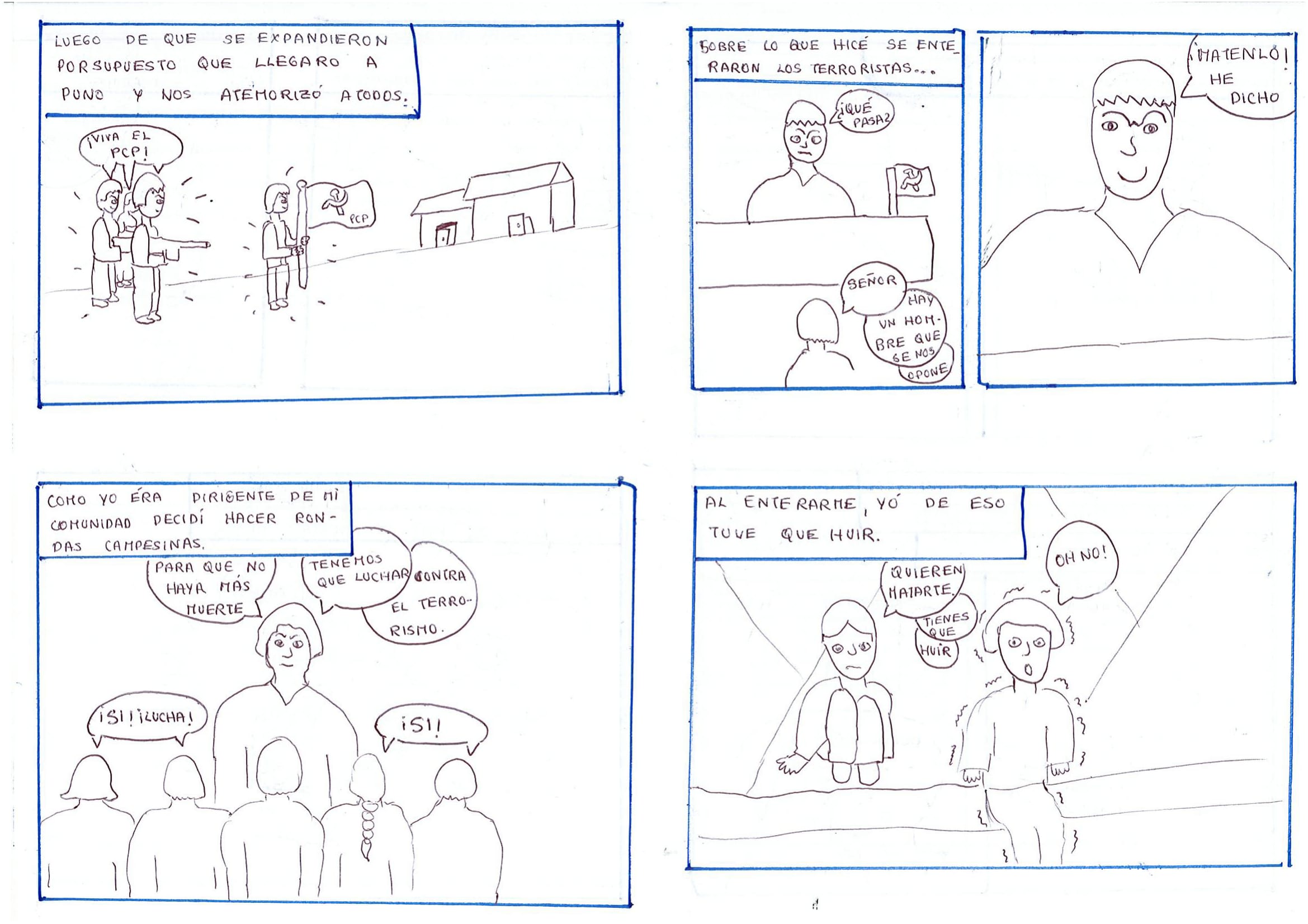 Vida cotidiana de mi abuelito en el terrorismo