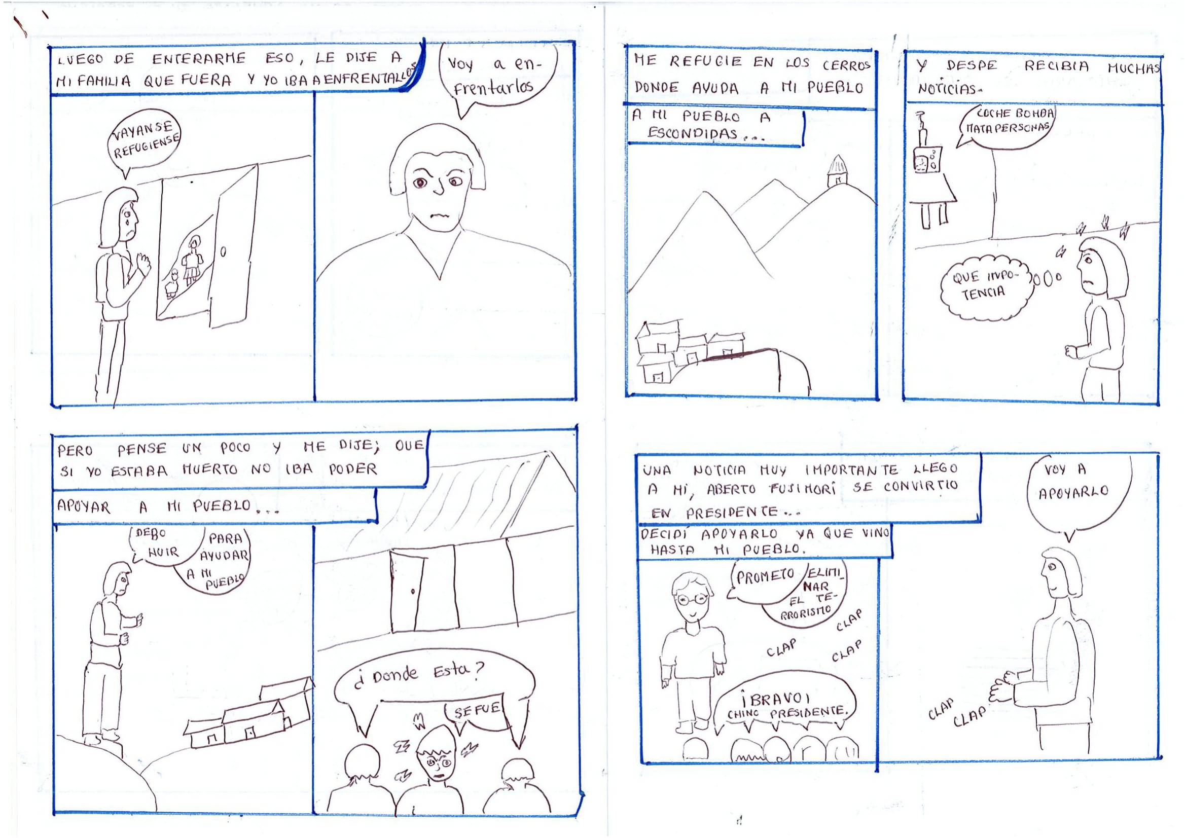 Vida cotidiana de mi abuelito en el terrorismo