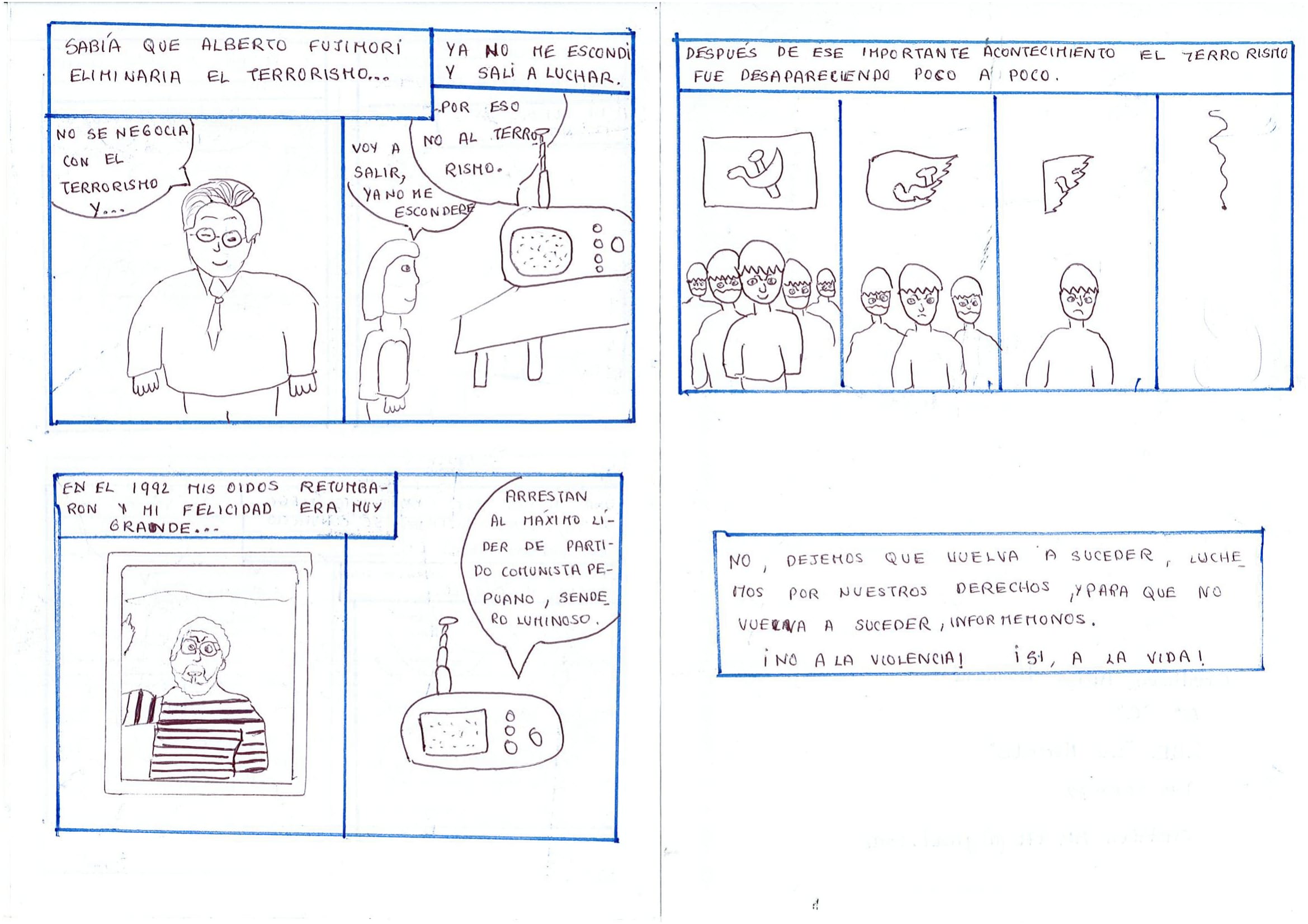 Vida cotidiana de mi abuelito en el terrorismo