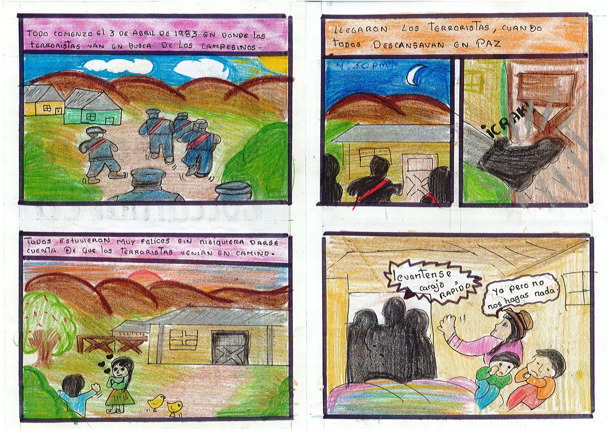 Un pasado doloroso en Luccamarca