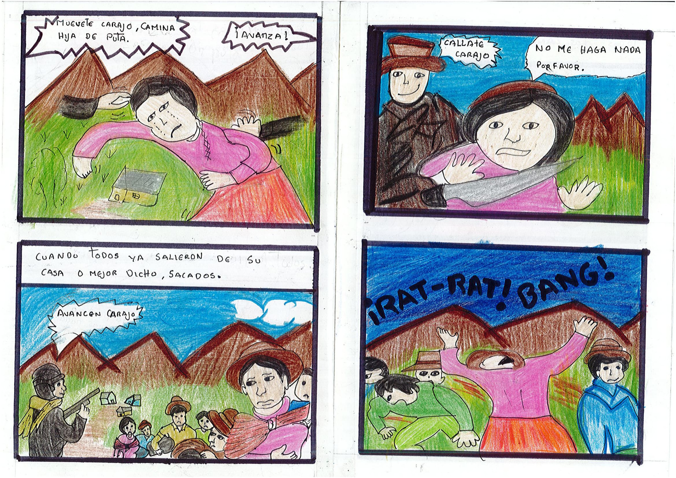 Un pasado doloroso en Luccamarca