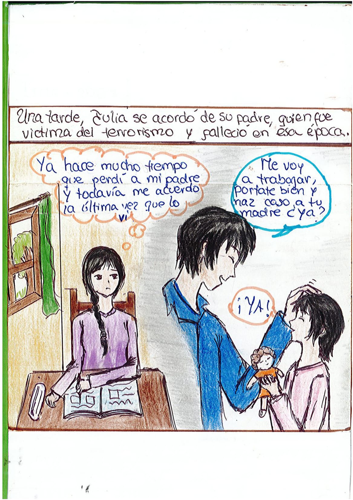 Una familia supera la época del terrorismo*