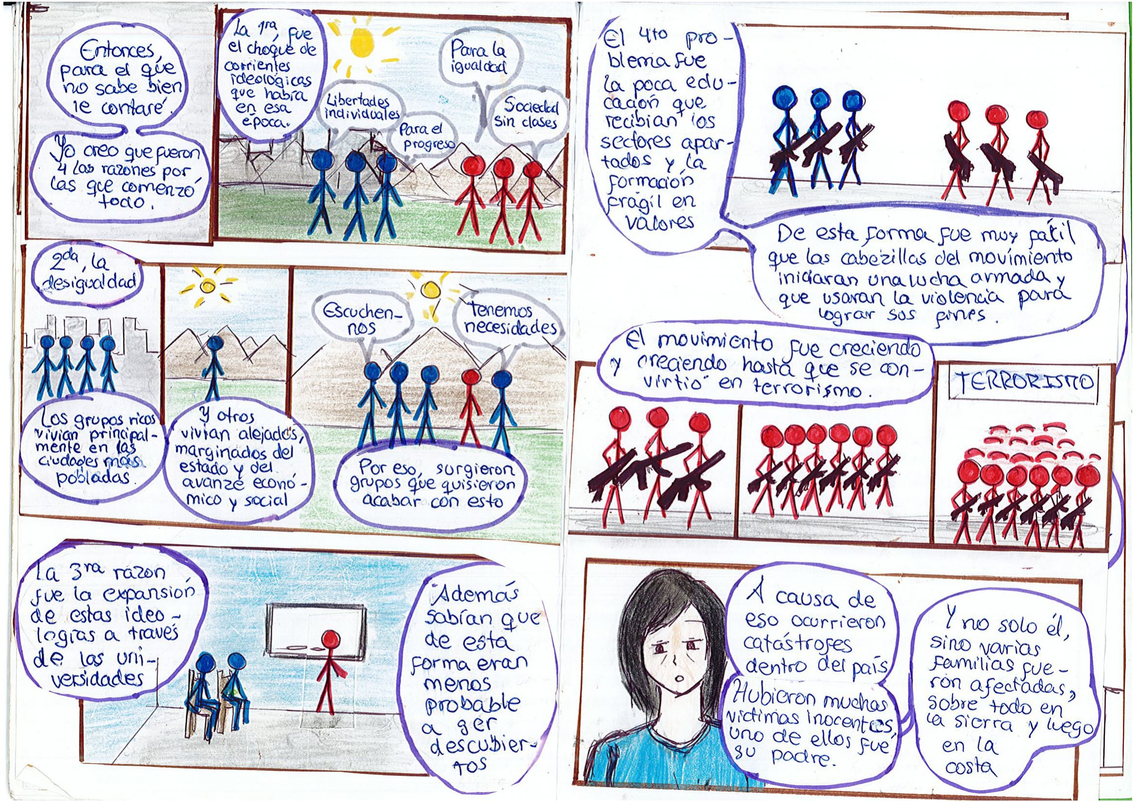 Una familia supera la época del terrorismo*