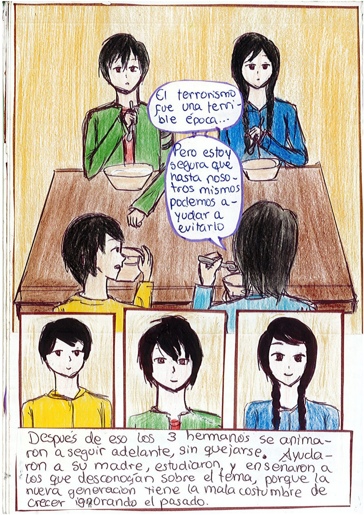 Una familia supera la época del terrorismo*