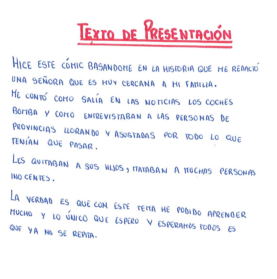 Noticias sobre atentados*