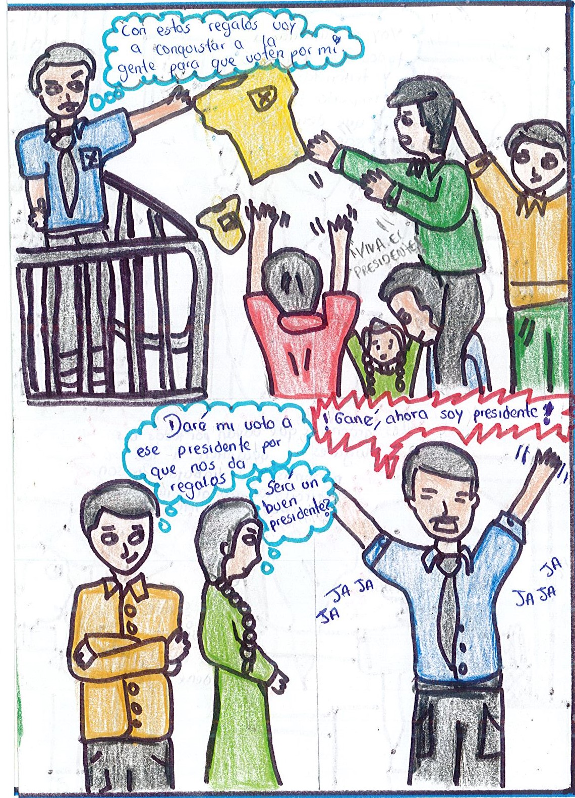 El presidente no cumple su promesa de proteger al pueblo*