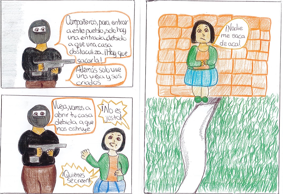 Abuso de los terroristas en los Andes*