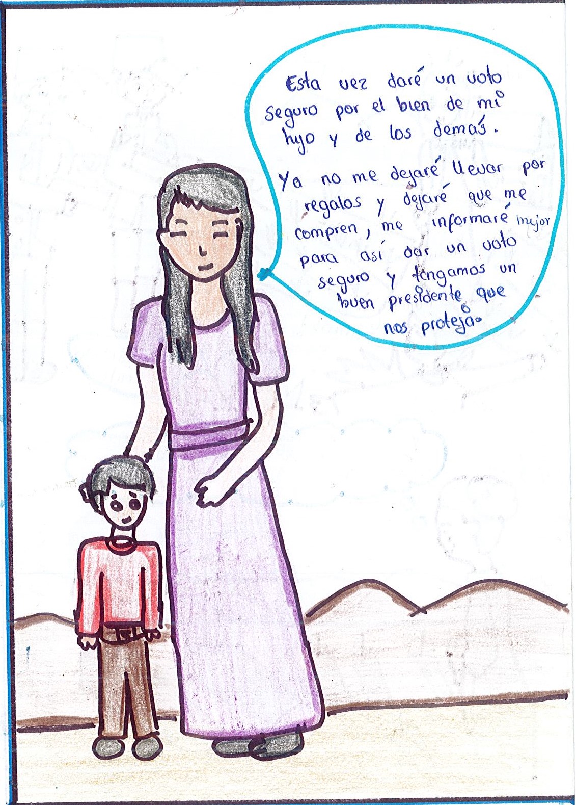 El presidente no cumple su promesa de proteger al pueblo*