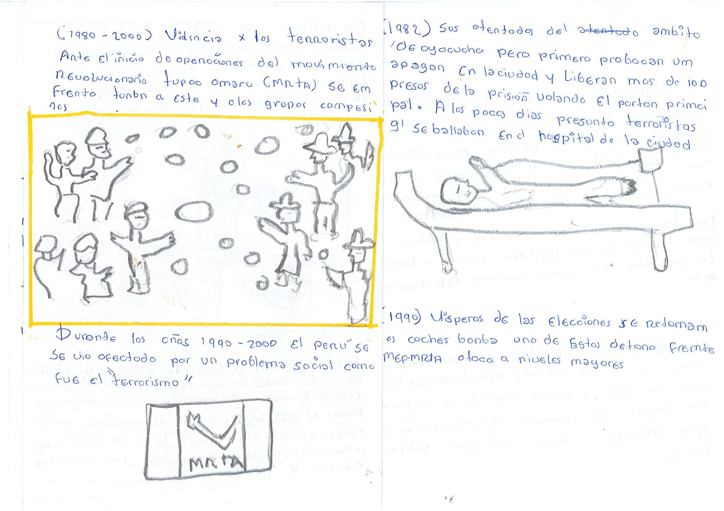 Violencia de 1980 al 2000*