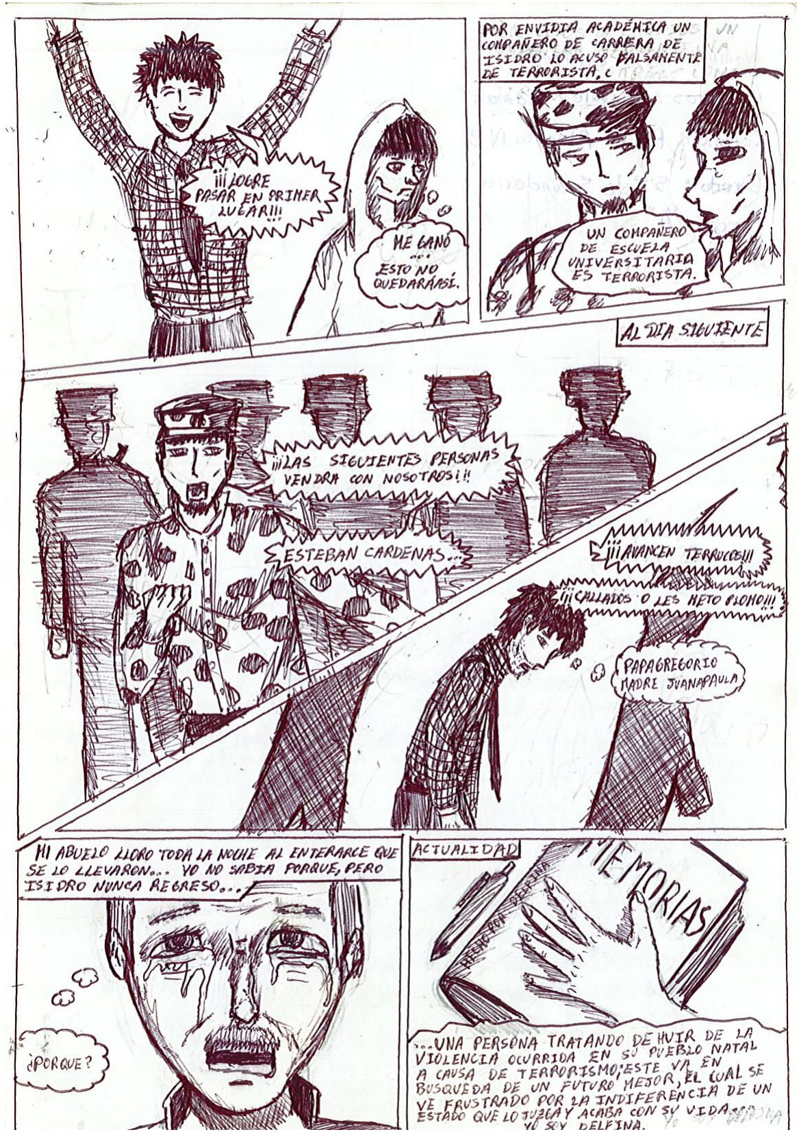 Inocente es acusado de terrorismo*