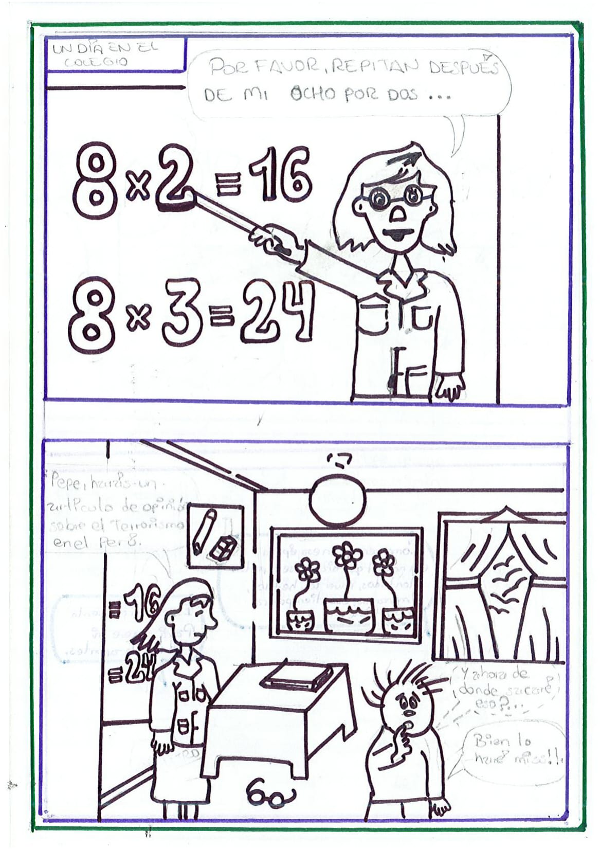 Un día en el colegio