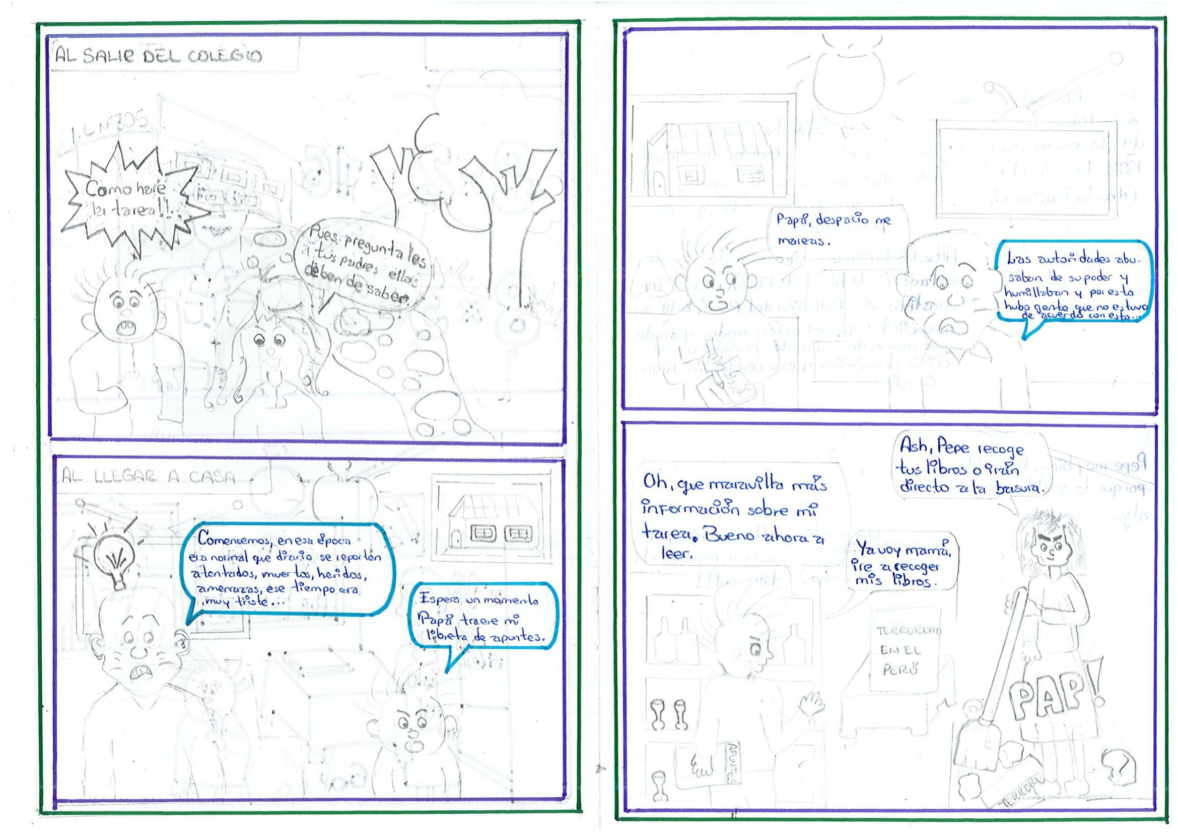 Un día en el colegio