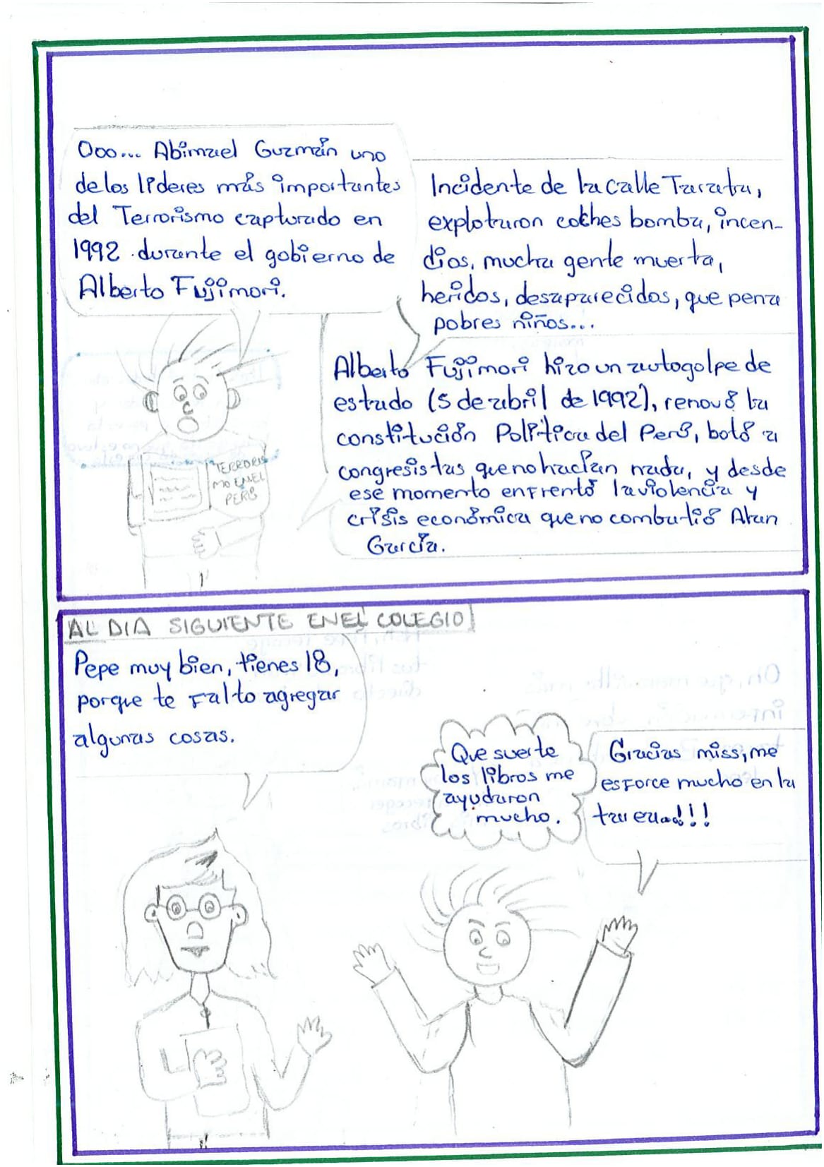 Un día en el colegio